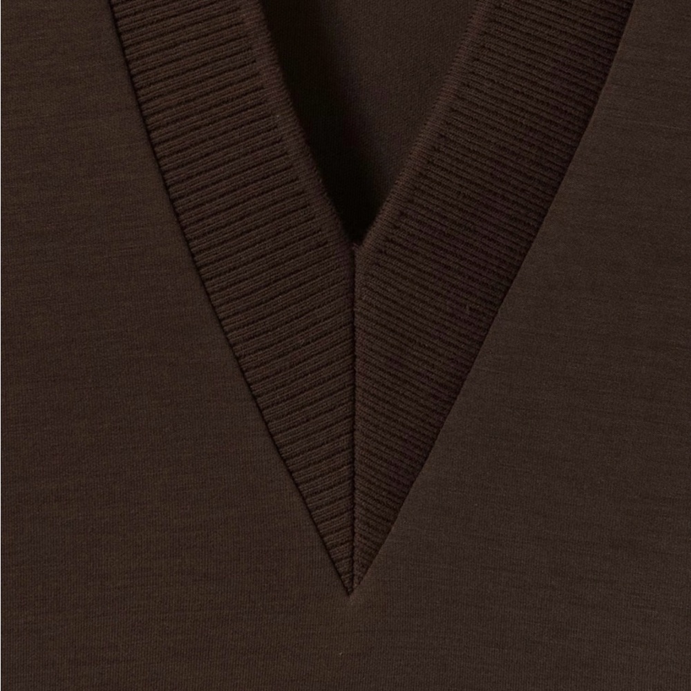 NWT Reiss Bernie Sweatshirt in Chocolate | Retail $230 - Picture 8 of 10